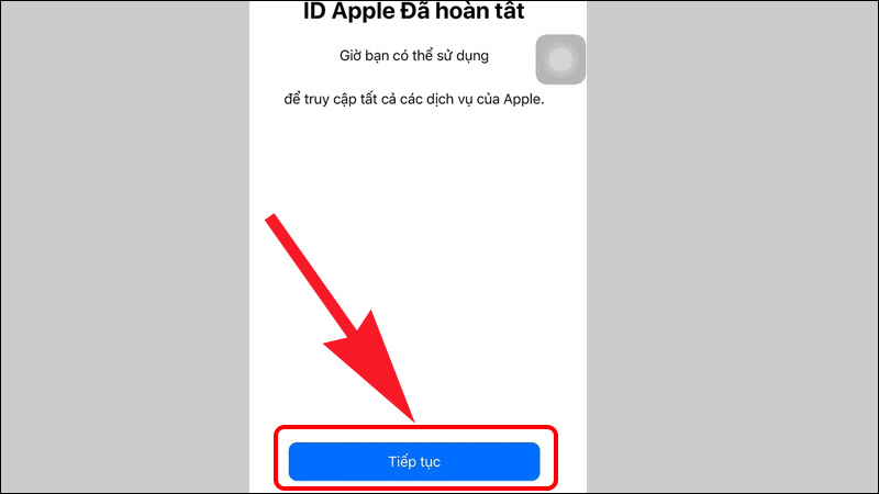 Bạn đã có thể tiếp tục quá trình tải ứng dụng 
